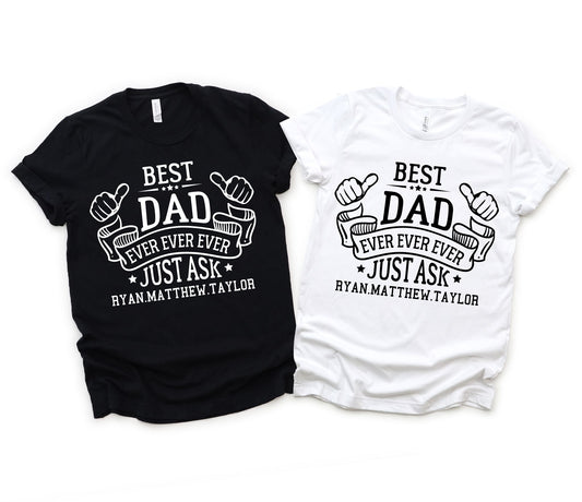 PAPABestDAD- Father Matching Shirt Set