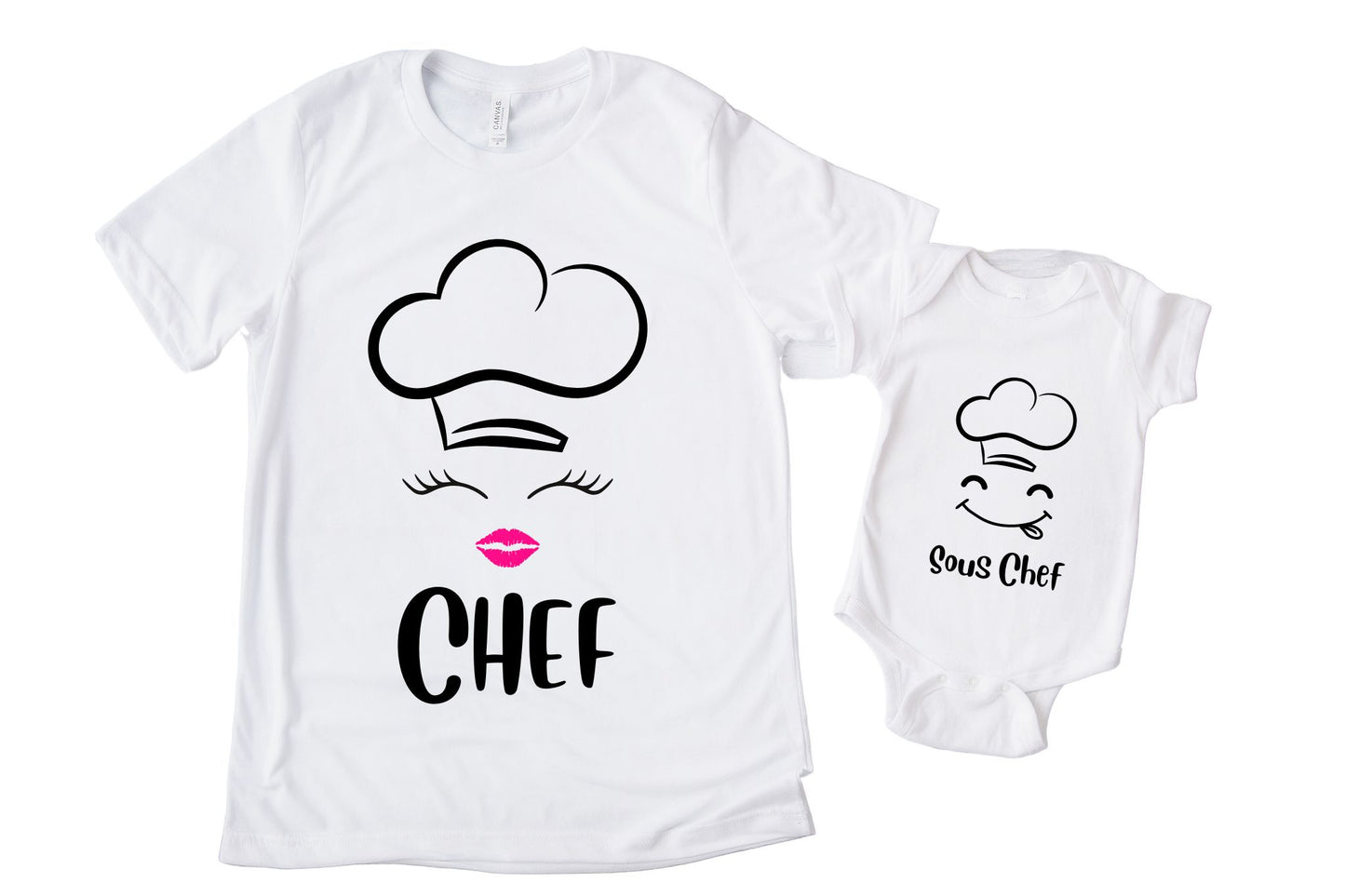 Chef & Sous Chef Mommy and Me Matching Shirt Set