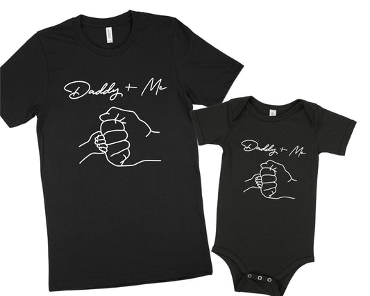 Daddy + Me Fist Bump Matching Shirt Set