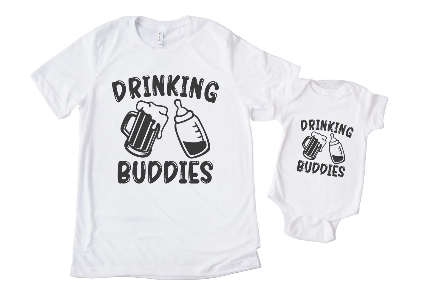 Drinking Buddies Matching Shirt Set