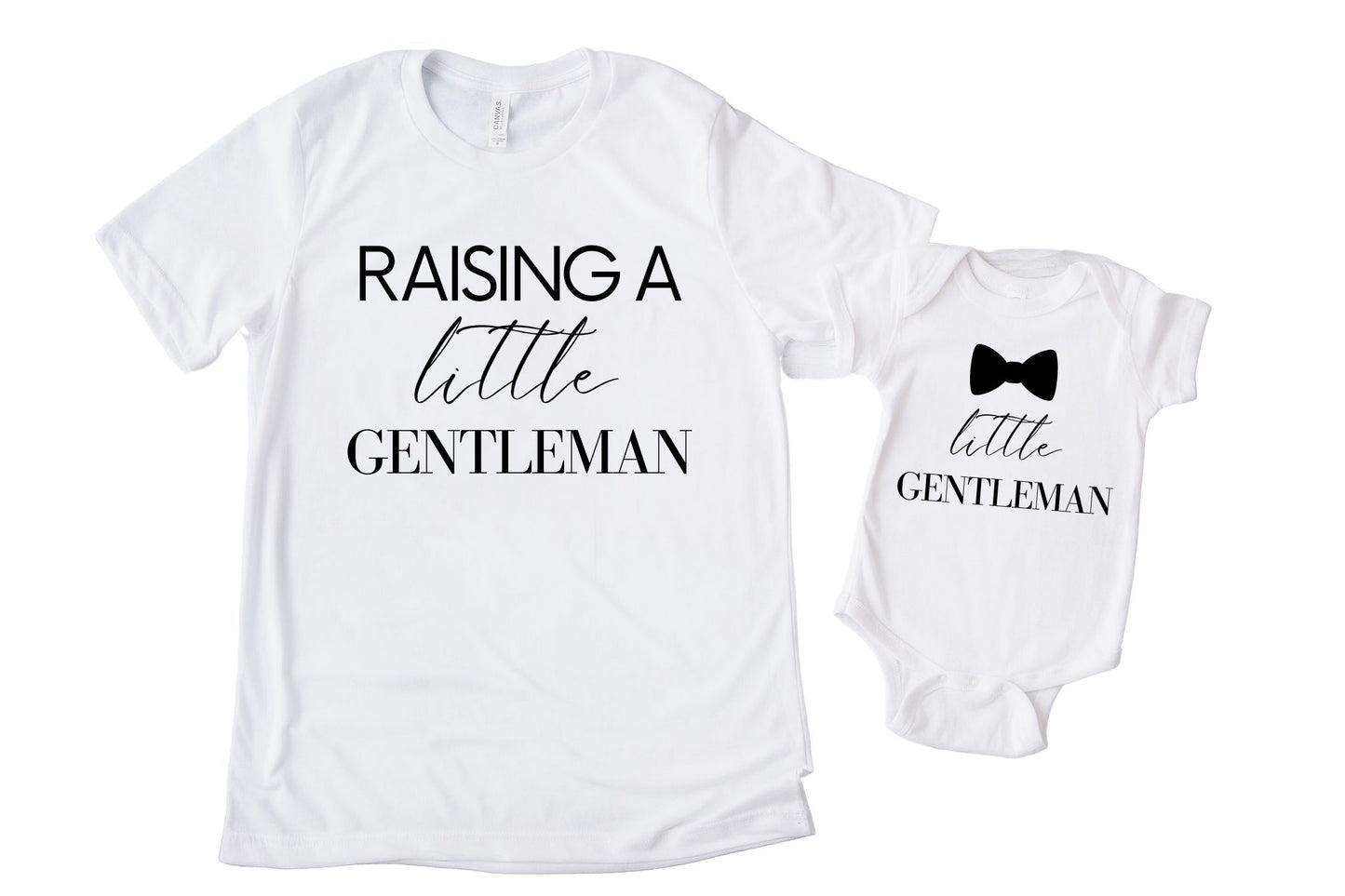 Raising Little Gentleman - Mommy and Son Matching Shirt Set