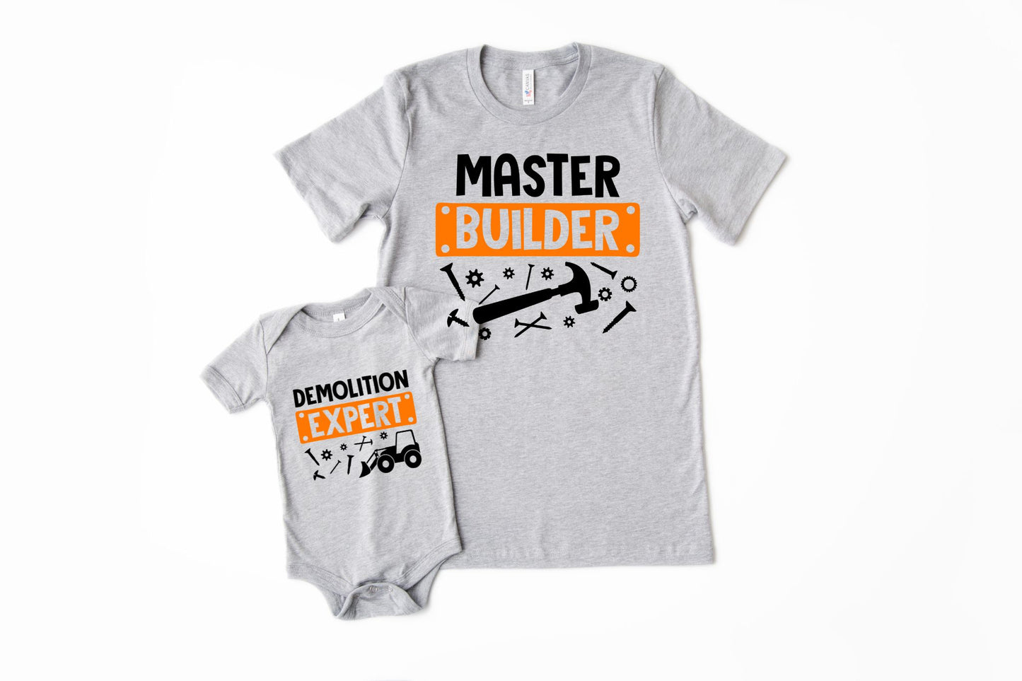 PAPAMasterBuilder- Father & Daughter Matching Shirt Set